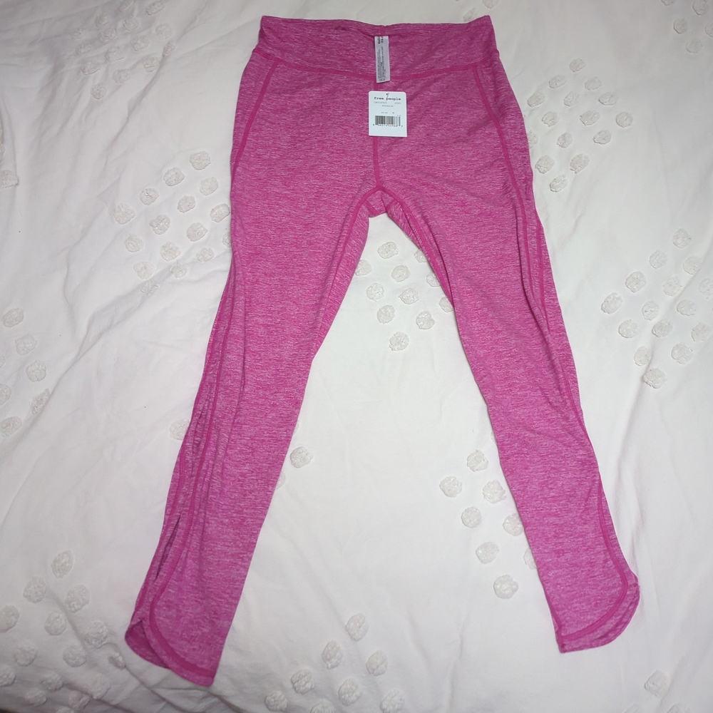 Pink Free People Leggings